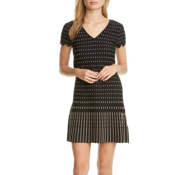Ted Baker Maciiey Dress Black 3 (US 8-10) - Picture 1 of 4